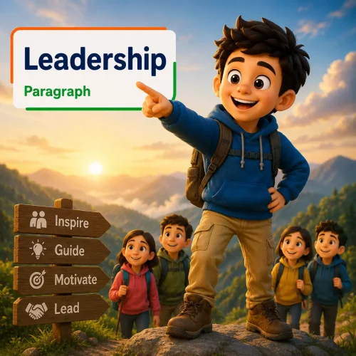 A confident leader guiding a team towards success representing leadership qualities
